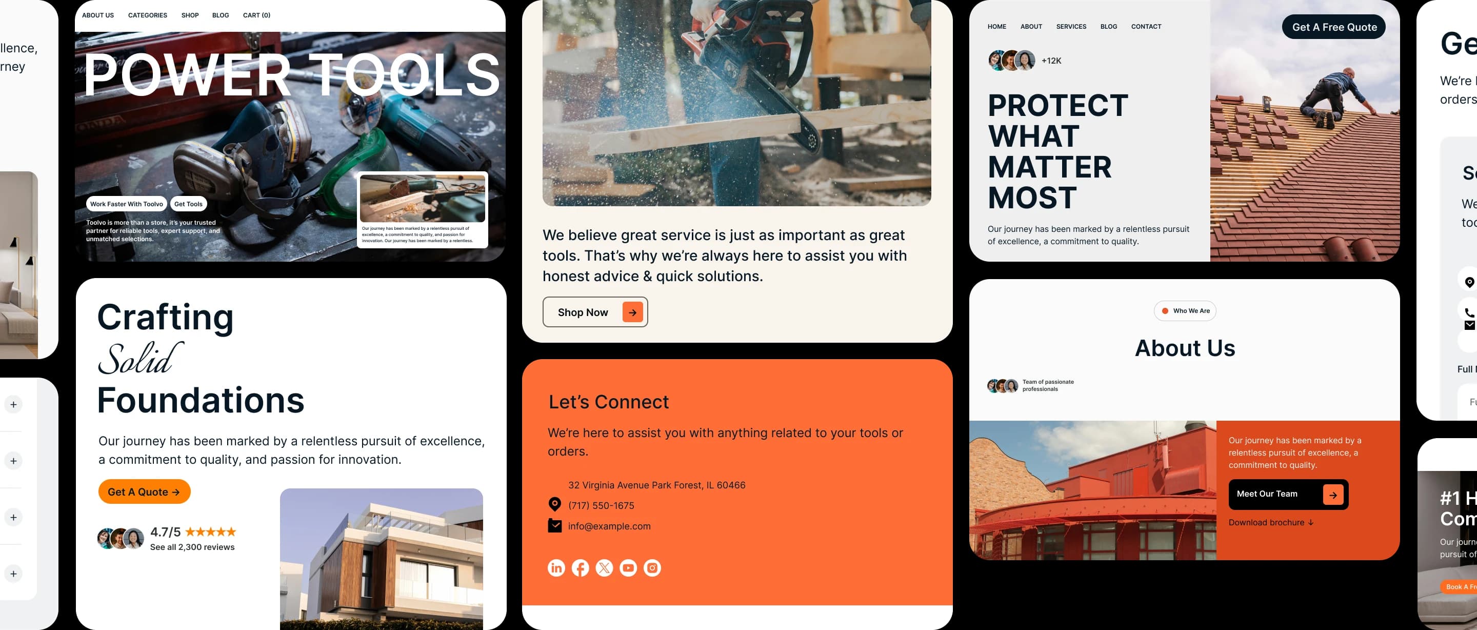 Website preview cards
