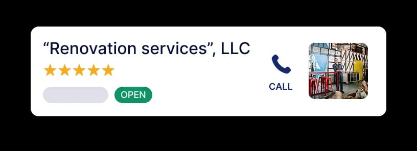 Google business listing